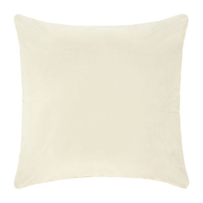 Queen Street Gabriel Winter White Embellished Euro Sham