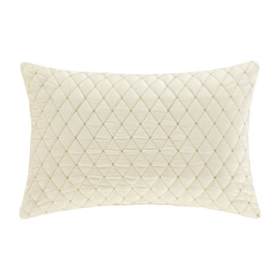 Queen Street Gabriel Winter White Rectangular Throw Pillow