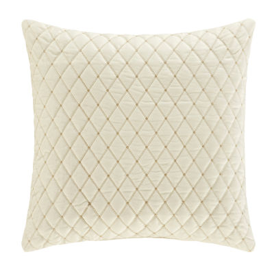 Queen Street Gabriel Winter White Square Throw Pillows