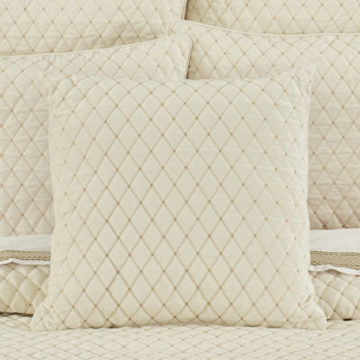 Queen Street Gabriel Winter White Square Throw Pillow