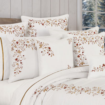 Queen Street Joyeux 3-pc. Embroidered Duvet Cover Set