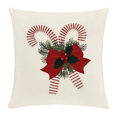 Queen Street Peppermint Square Throw Pillow