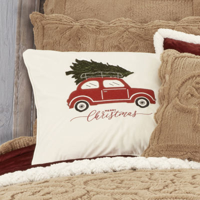 Queen Street Vintage Car Square Throw Pillow