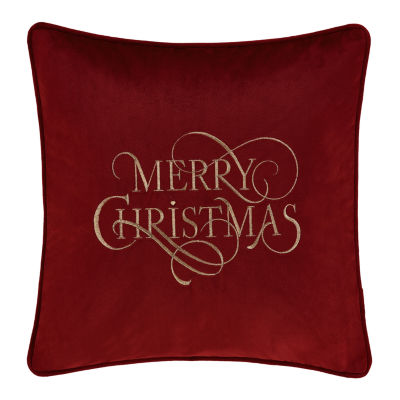 Queen Street Merry Wishes Square Throw Pillow