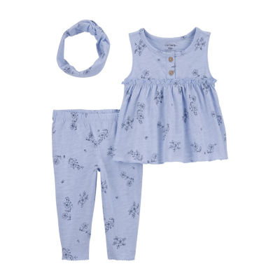 Carter's Baby Girls 3-pc. Pant Set