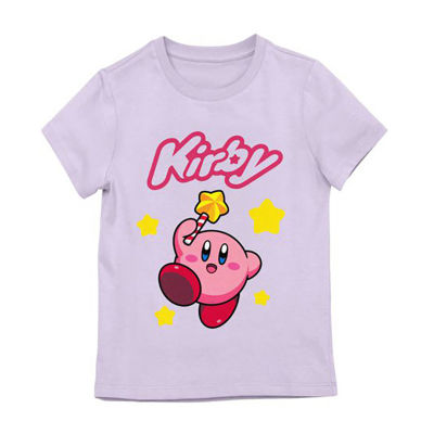 Kirby Little & Big Girls Round Neck Short Sleeve Nintendo Graphic T-Shirt