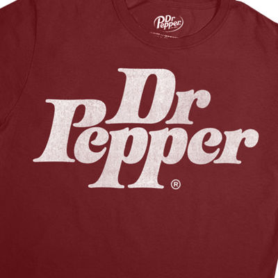 Mens Short Sleeve Dr. Pepper Graphic T-Shirt