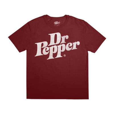 Mens Short Sleeve Dr. Pepper Graphic T-Shirt