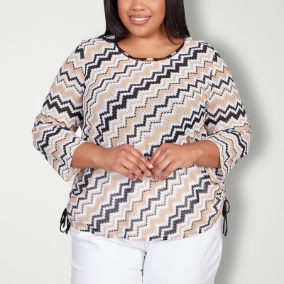 Alfred dunner plus size tops 2024 on sale