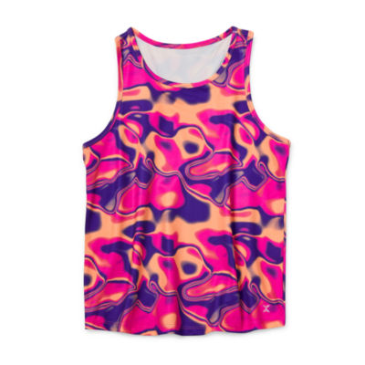 Xersion Little & Big Girls Crew Neck Tank Top