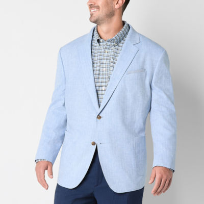 Stafford Linen Cotton Mens Classic Fit Sport Coat