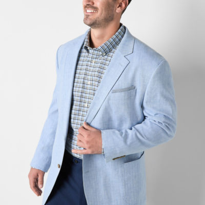 Stafford Linen Cotton Mens Classic Fit Sport Coat