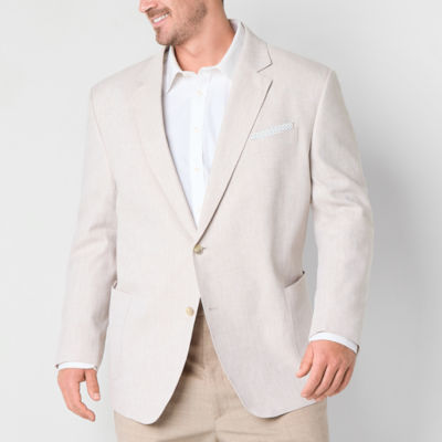 Stafford Linen Cotton Mens Classic Fit Sport Coat