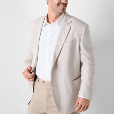 Stafford Linen Cotton Mens Classic Fit Sport Coat