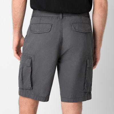 mutual weave Mens 10" Belted Cargo Short