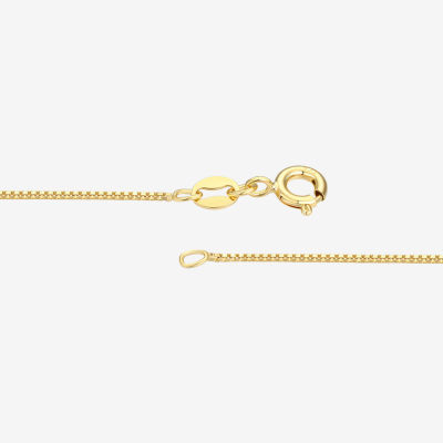 Womens Lab Created Yellow Sapphire 18K Gold Over Silver Flower 18 Inch Pendant Necklace