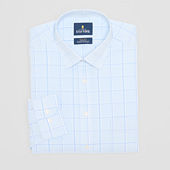 Haggar Smart Wash Mens Slim Fit Long Sleeve Dress Shirt