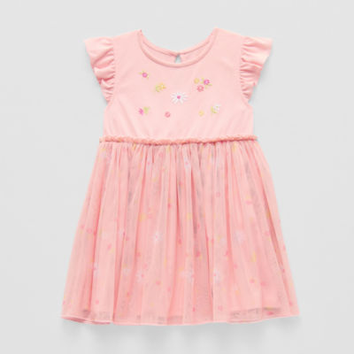 Okie Dokie Toddler & Little Girls Sleeveless Flutter Sleeve Tutu Dress