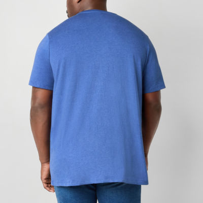 St. John's Bay Super Soft Big and Tall Mens Crew Neck Short Sleeve Moisture Wicking T-Shirt