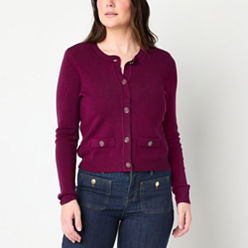 Cardigans Red Tops for Women - JCPenney