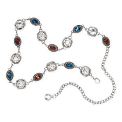 JS Jessica Simpson Jewel Chain Womens Belt