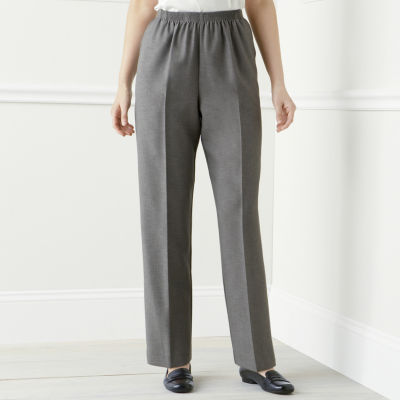 alfred dunner classics pull on straight leg pants