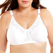 Elila Embroidered Microfiber Softcup Full Coverage Bra - 1301