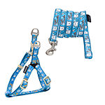 Touchdog 'Caliber' Designer Embroidered Fashion Pet Dog Leash and Harness Combination