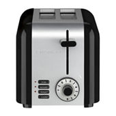 Black+Decker 2-Slice Toaster TR0025, Color: Black - JCPenney