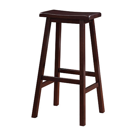 29 Saddle Bar Stool, One Size, Black