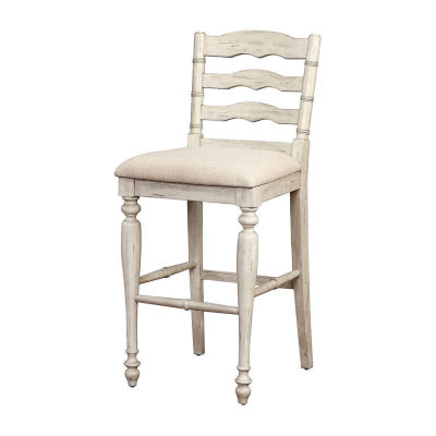 Marino Upholstered Bar Stool, Color: White Wash - JCPenney