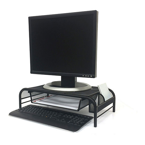 Mind Reader ' Raise ' Monitor Stand With Drawer