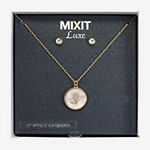Mixit Initial 2-pc. Round Jewelry Set