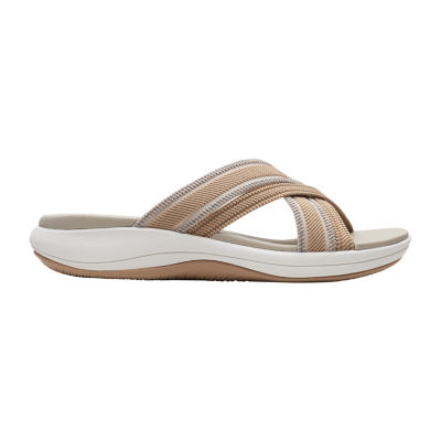 Clarks Womens Cloudsteppers Mira Isle Slide Sandals