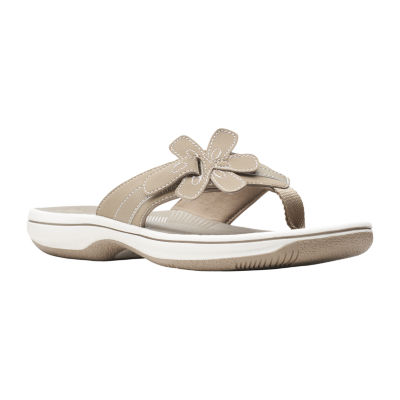 Clarks Womens Cloudsteppers Brinkley Flora FlipFlops JCPenney