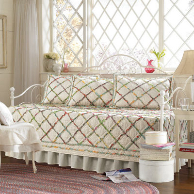 Laura Ashley Ruffle Garden Pillow Sham, Color: White - JCPenney