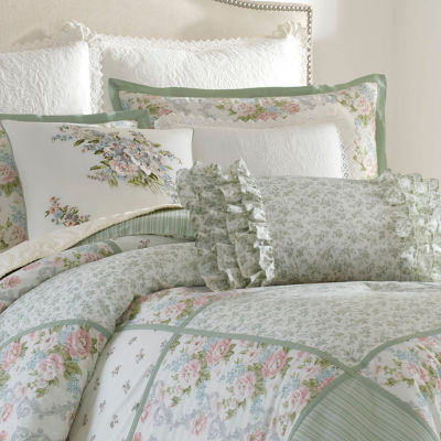 Laura Ashley Harper Floral Midweight Comforter