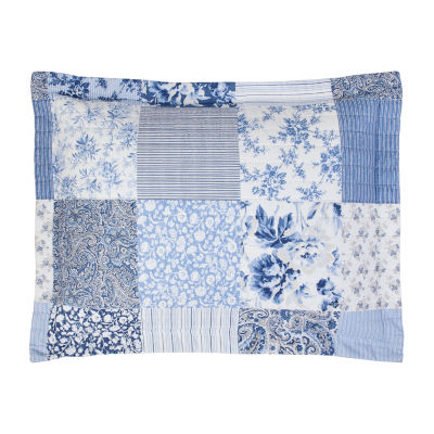 Laura Ashley Paisley Floral Reversible Quilt Set