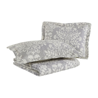 Laura Ashley Rowland Floral Reversible Quilt Set