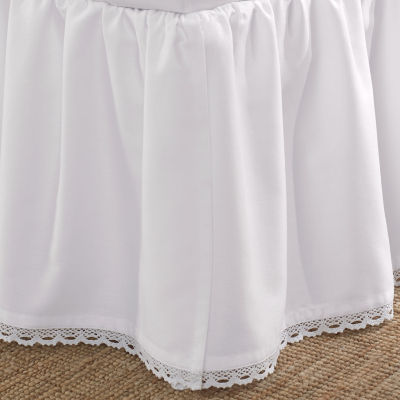 Laura Ashley Crochet Ruffle 16" Bed Skirt
