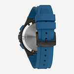 Bulova Maquina Mens Chronograph Blue Strap Watch 98b380