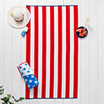 Welspun Basics Stars And Stripes 2-pc. Beach Towel