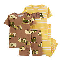 Carter's Toddler Boys 4-pc. Pajama Set, 3t, Yellow