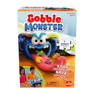 Goliath Gobble Monster Bonus 24pc Puzzle Board Game, Color Multi