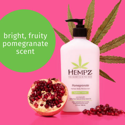 Hempz Pomegranate Herbal Body Moisturizer 17 Oz.