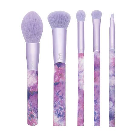 MODA Purple Tie Dye 5pc Brush Set, One Size, Purple