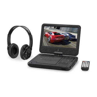 Portable DVD Player with Bluetooth Headphones
