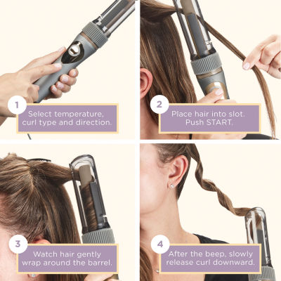 Conair Curl Secret Auto Curler Ceramic Fast Heating Curling Iron