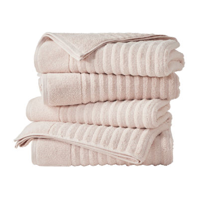 Linery Ribbed Cotton Quick Dry 4-pc. Bath Towels