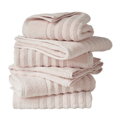 Linery Ribbed Cotton Quick Dry 6-pc. Hand Towel